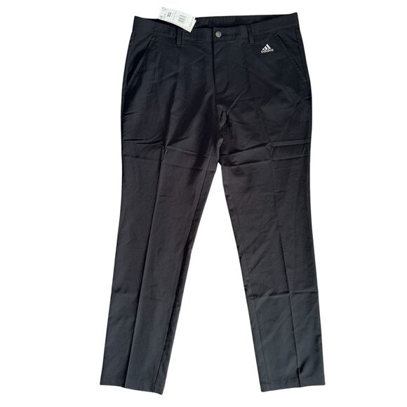 NWT Adidas‎ Golf Pants Men’s 36x32 Black Tapered Casual (GU2679) - Picture 1 of 5
